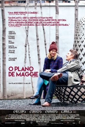 Cartaz do filme O PLANO DE MAGGIE – Maggie’s Plan