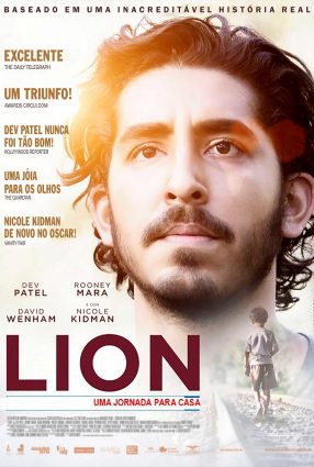 Cartaz do filme LION – UMA JORNADA PARA CASA – Lion