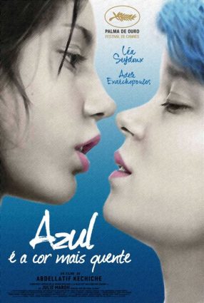 Cartaz do filme AZUL É A COR MAIS QUENTE – La Vie d’Adèle