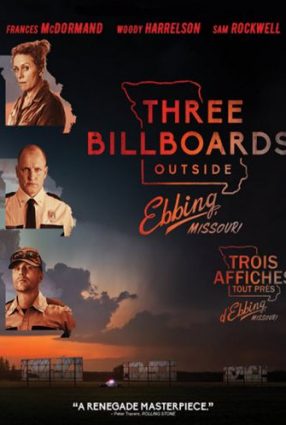 Cartaz do filme TRÊS ANÚNCIOS PARA UM CRIME – Three Billboards Outside Ebbing, Missouri