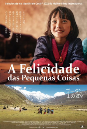 Cartaz do filme A FELICIDADE DAS PEQUENAS COISAS – Lunana: A Yak in the Classroom