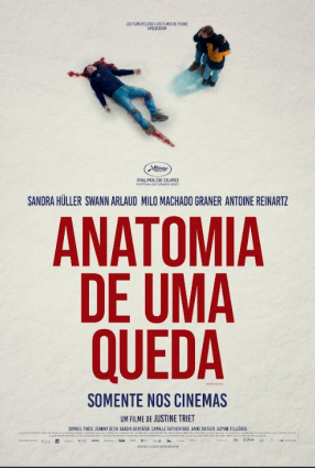 Cartaz do filme anatomia de uma queda – anatomie d’une chute